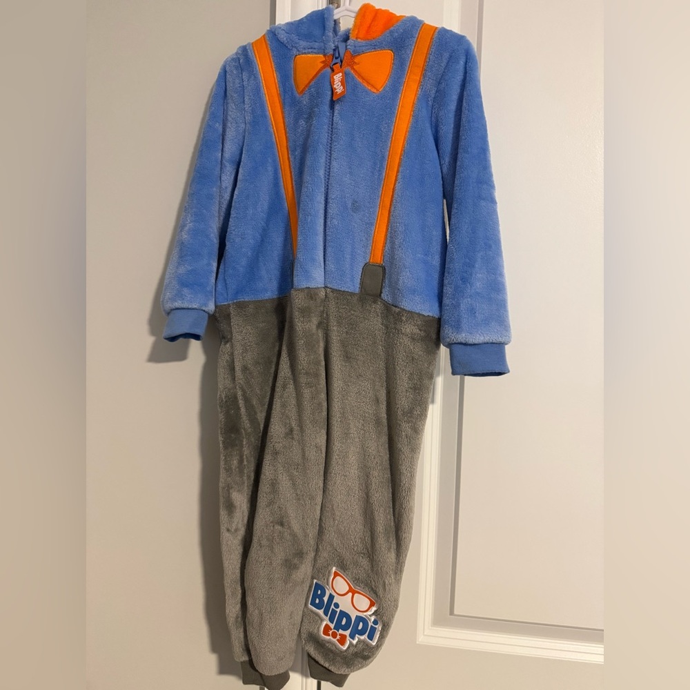Blippi Toddler Fleece Costume Onesie